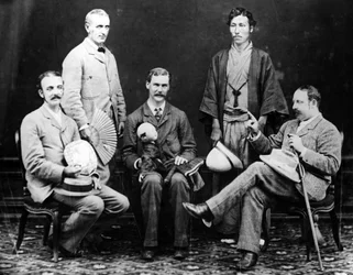 Evropští turisté v Japonsku, c.1860-80